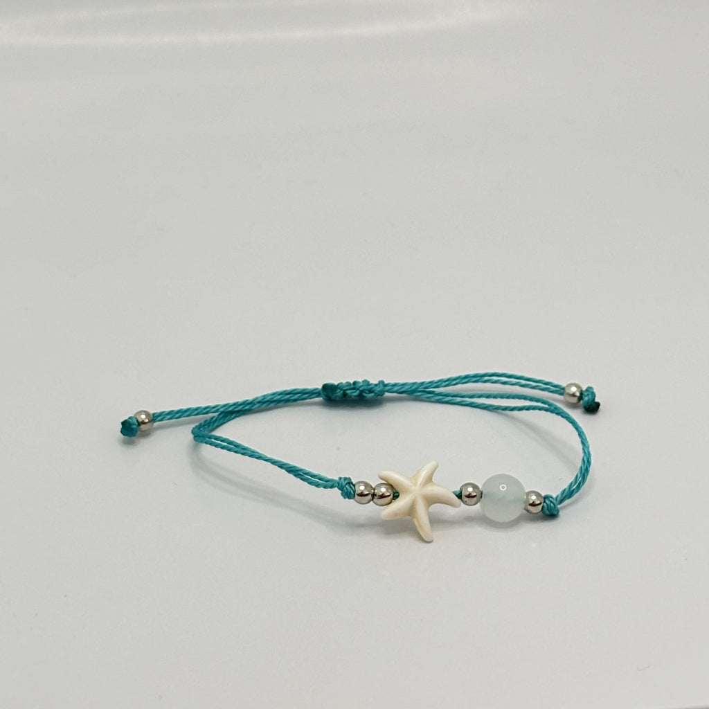 Meeresschmuck Stoffarmband