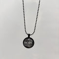 HOPE Kette Rund Schwarz